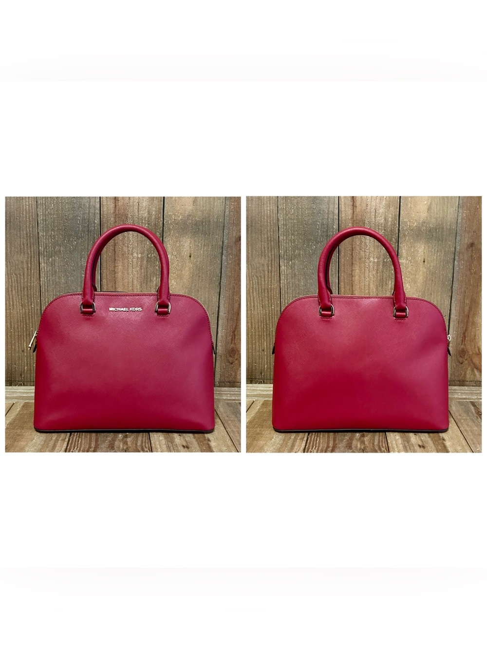 Michael Kors. 5 Piece: Cindy Bag & Free Crossbody, Gift Box, Scarf & Dust Bag. - Picture 3 of 16